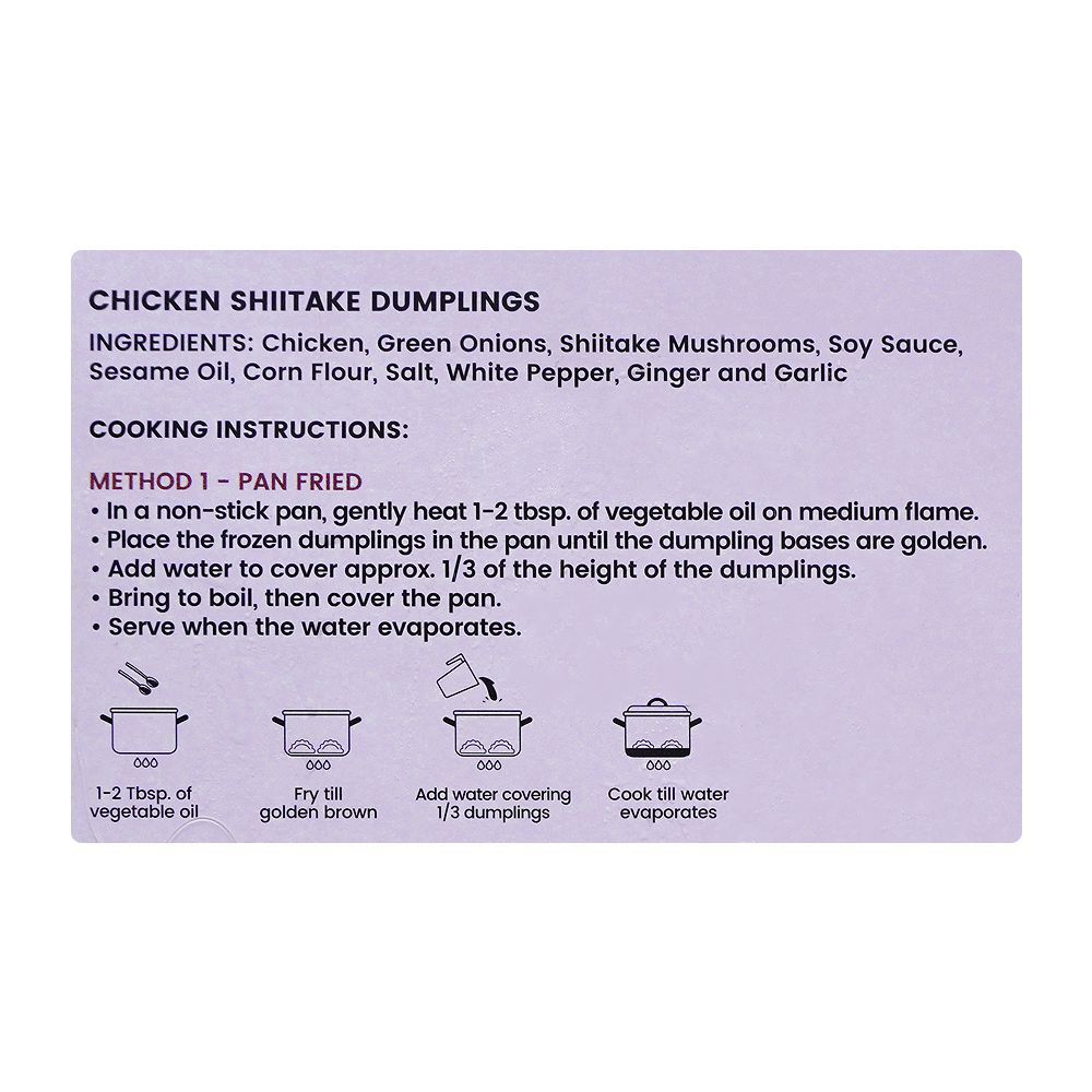 Dimplin Chicken Shitake Dumplings With Chilli Oil and Soy Dip, 12-Pack - Image 5
