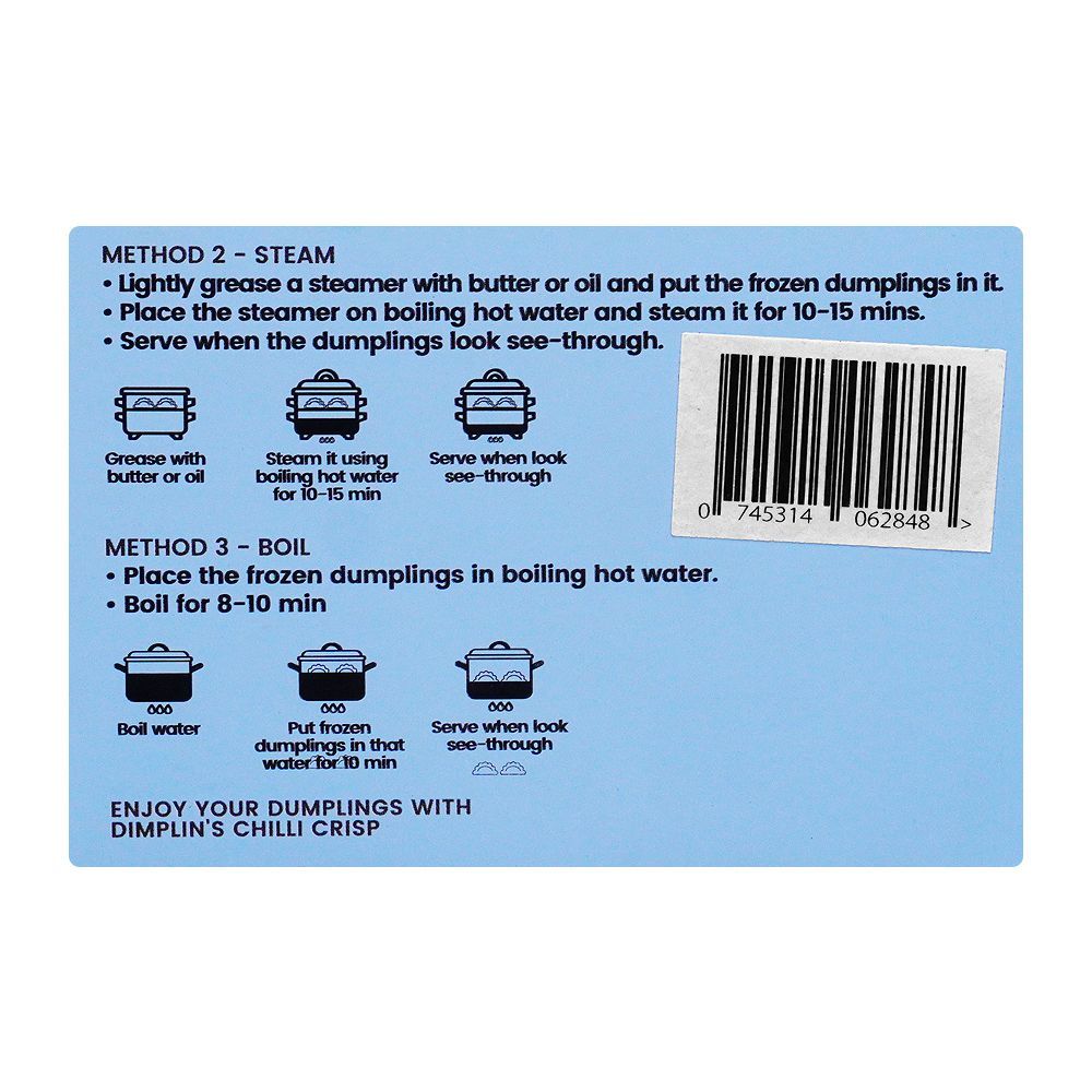 Dimplin Vegetable Dumplings With Chilli Crisp, 12-Pack - Image 2