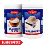 Fresh Street Vanilla Powder + Bicarbonate Of Soda, 100g Each, Bundle Offer